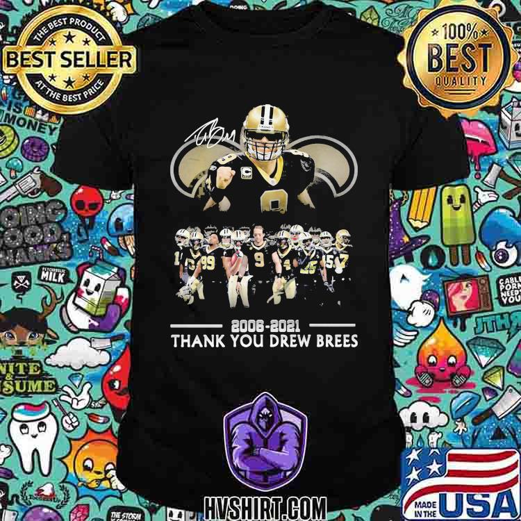 9 Drew Brees New Orleans Saints thanks for the memories signature