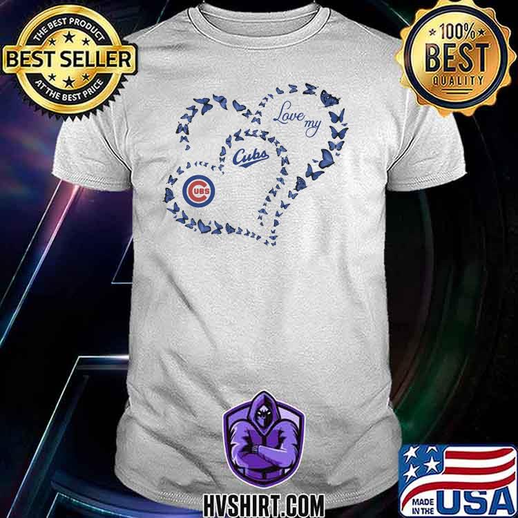 Kansas City Royals Heart Butterflies Blue Flowers Shirt - Kingteeshop