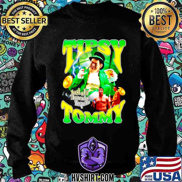 Tipsy Tommy just a lil avocado tequila Tom Brady dunk St.Patrick's day shirt,  hoodie, sweater, long sleeve and tank top