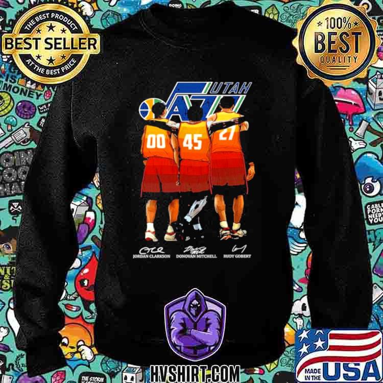 Jordan Clarkson Utah Jazz NBA 2021 signature shirt, hoodie, sweater, long  sleeve and tank top