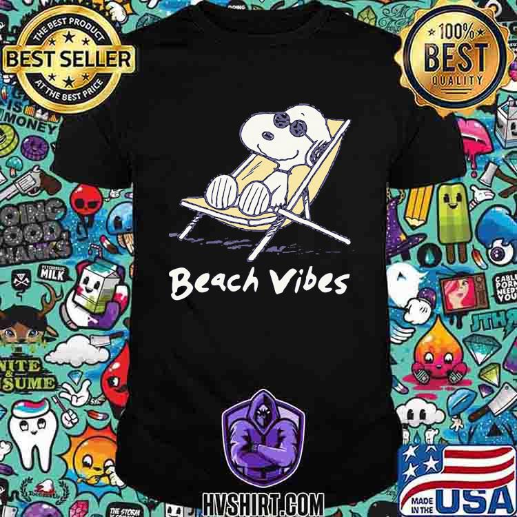 Beach vibes snoopy summer beach shirt