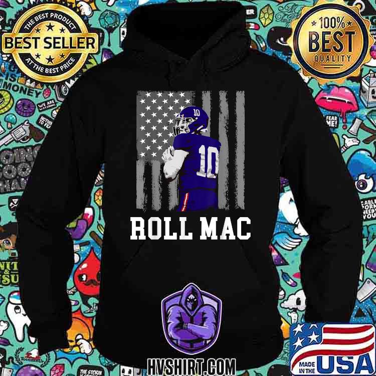 Mac Jones Alabama Roll Mac Jones Blue American Flag Football T-Shirt -  Guineashirt Premium ™ LLC