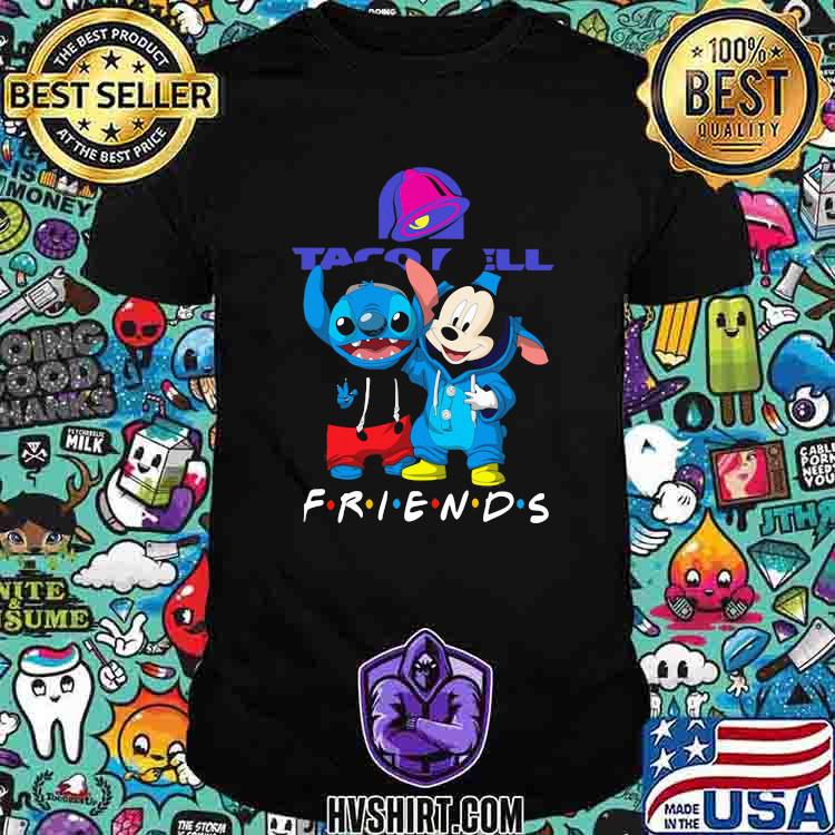 Taco bell friends stitch and mickey shirt