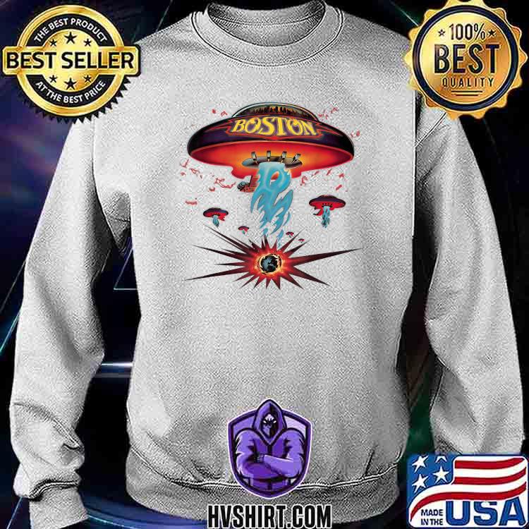 Boston Band Spaceship Rock Band Sweatshirt Sweater
