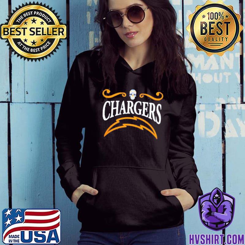 Los Angeles Chargers skull Shirt, hoodie, sweater, long sleeve and