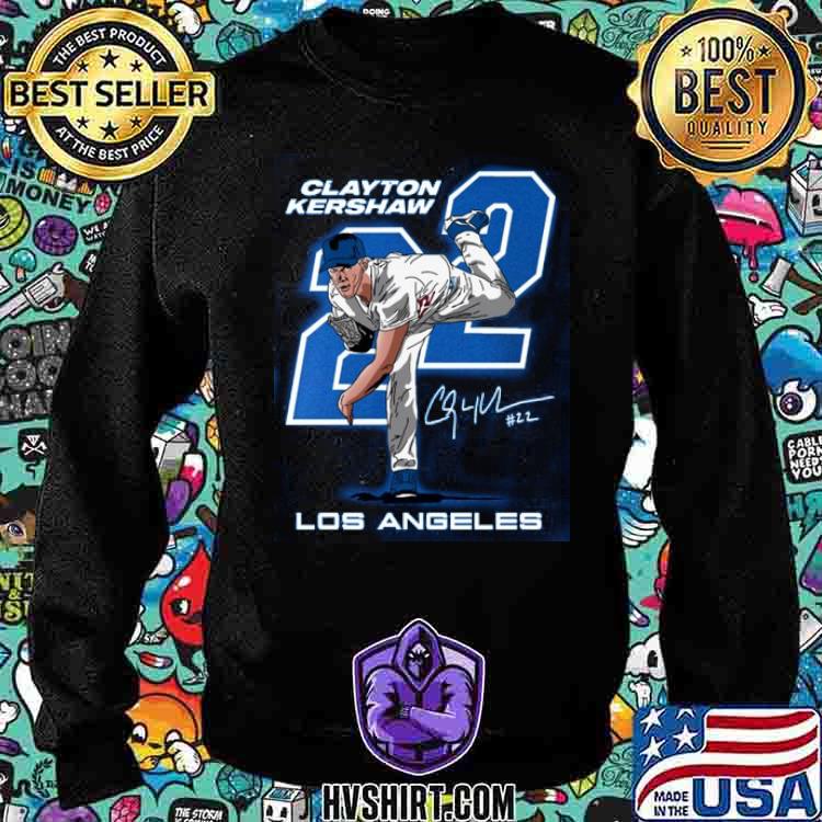 Clayton Kershaw Los Angeles D Sketch an American professional baseball  pitcher T-Shirt, hoodie, sweater, long sleeve and tank top