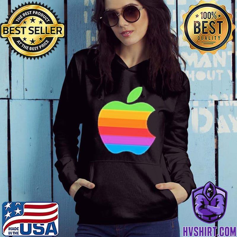Think Different Apple Rainbow Shirt, hoodie, sweater, long sleeve