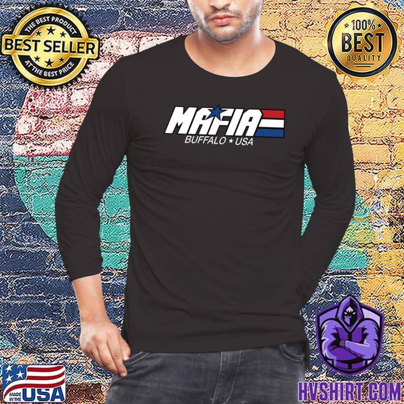 MAFIA - Buffalo USA - patriotic stripes 80s 90s retro football fan