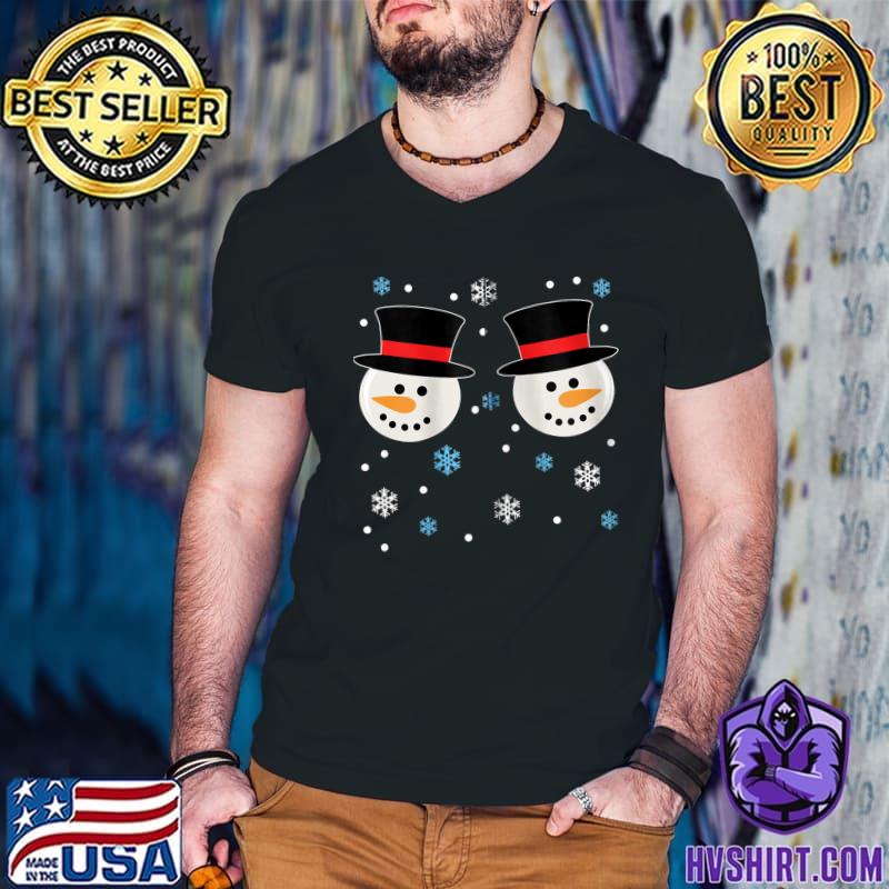 Official Funny Snowman Women Boobs Christmas Merry Xmas