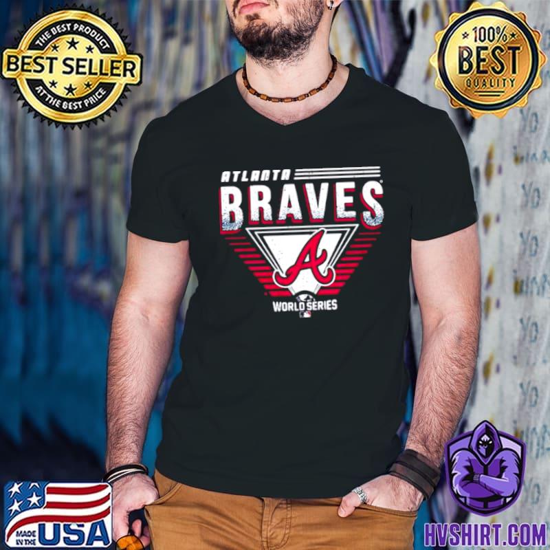 Atlanta Braves Majestic Threads Throwback Logo Tri-Blend T-Shirt