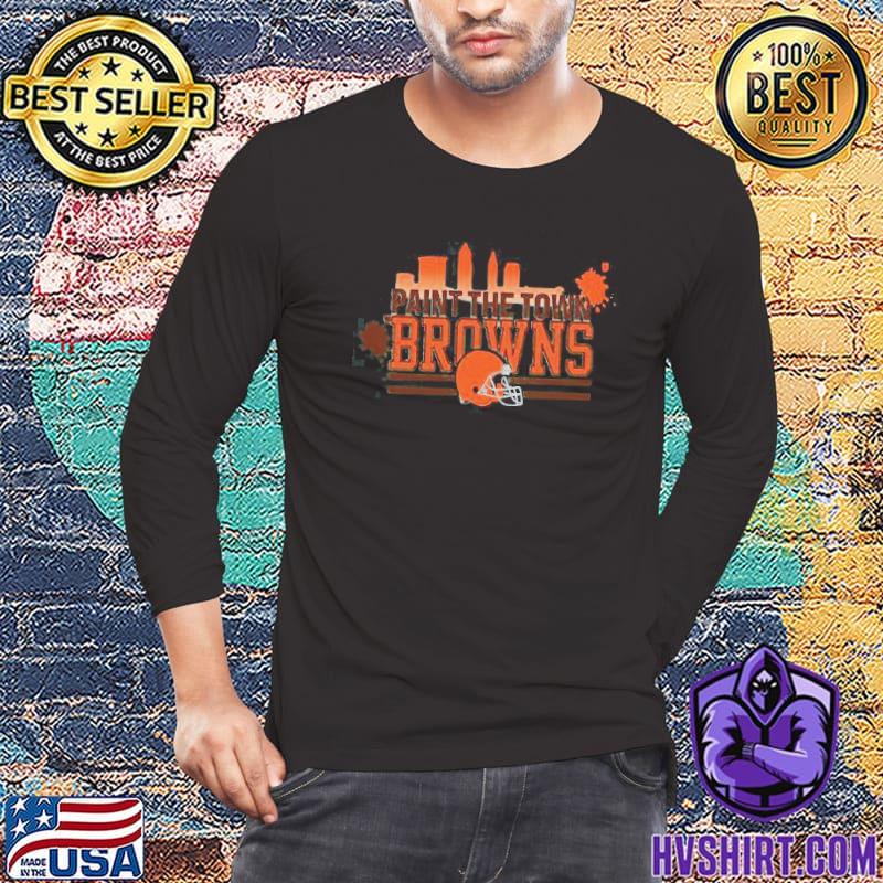 Official Paint The Town Cleveland Browns Football T-shirt, hoodie, sweater,  long sleeve and tank top