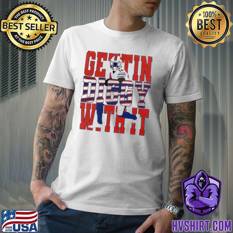 Official Buffalo Bills Stefon Diggs Gettin Diggy With It Shirt