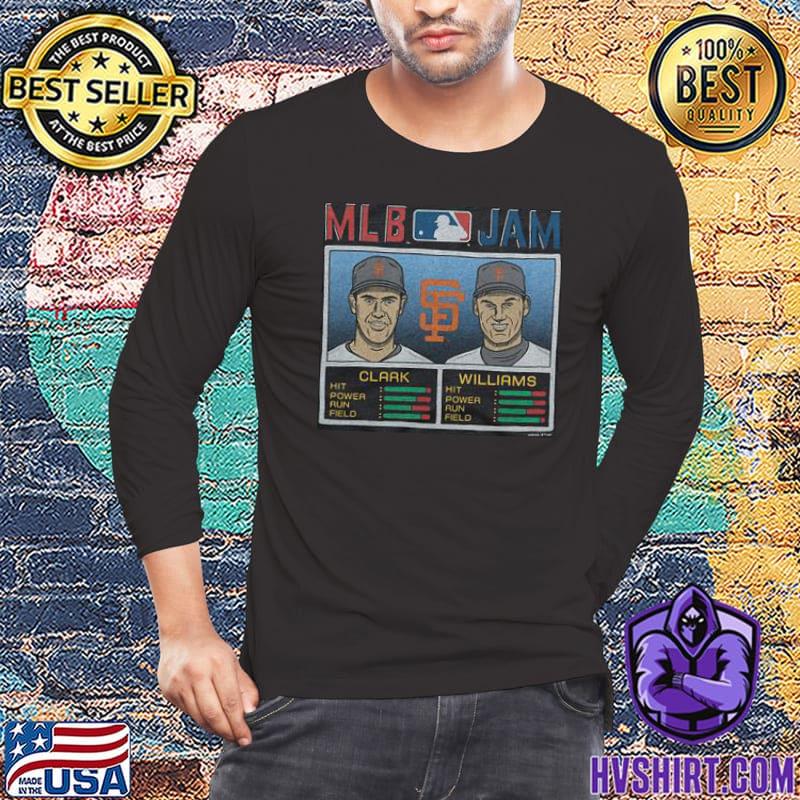 Mlb Jam Giants Clark And Williams T Shirt, hoodie, sweater and