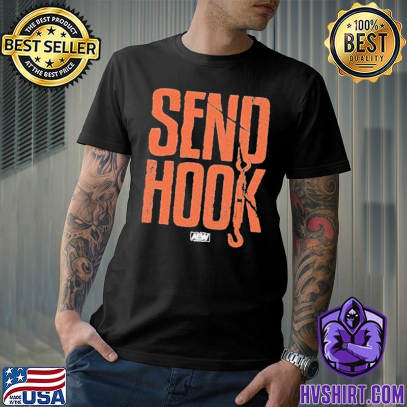 send hook aew t shirt, Custom prints store