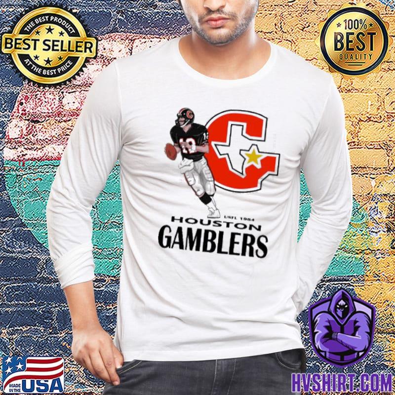 Houston Gamblers All In logo 2022 T-shirt, hoodie, sweater, long