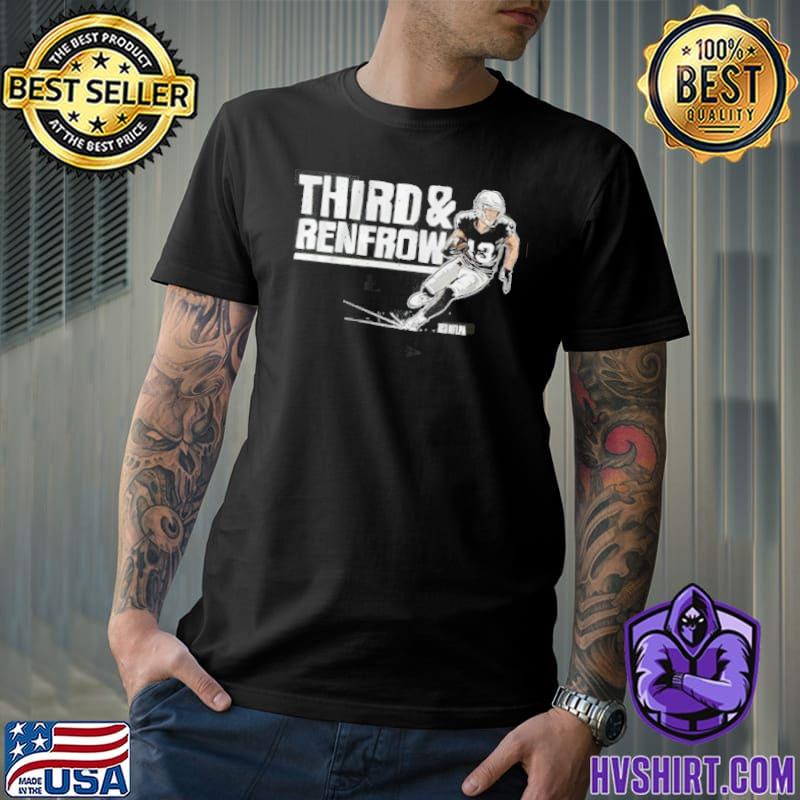 Las vegas raiders third and hunter renfrow shirt, hoodie