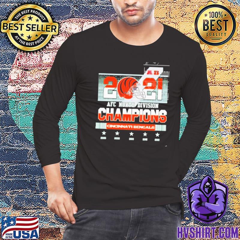 Cincinnati Bengals AFC North Champions 2021-2022 t-shirt, hoodie, sweater  and long sleeve