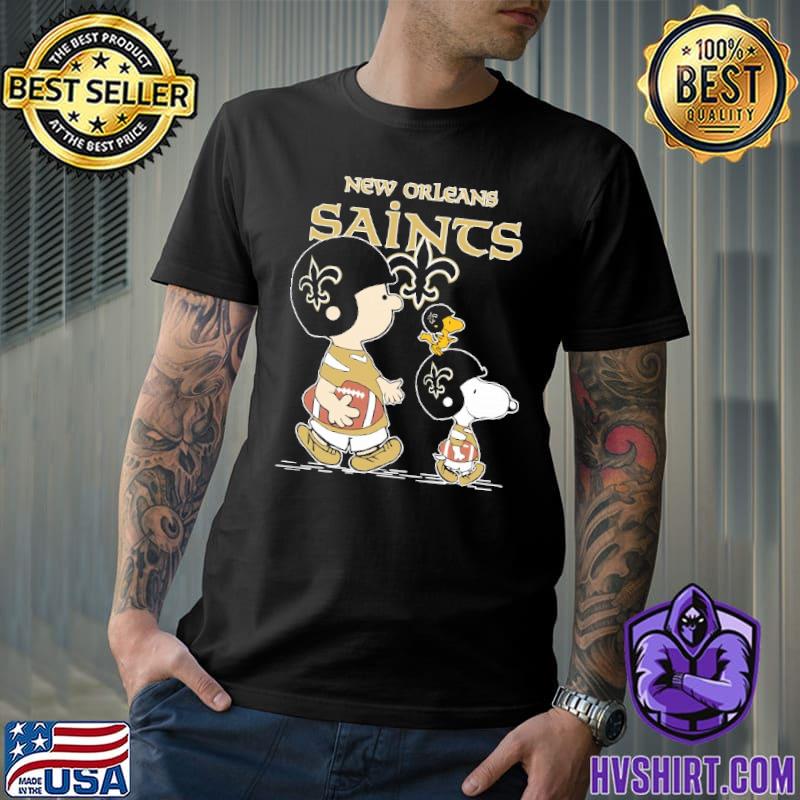 New Orleans Saints Let's Play Football Together Snoopy NFL Hoodie