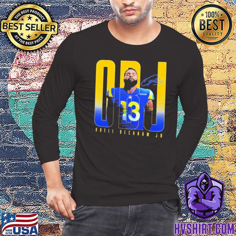 Los Angeles Rams OBJ Odell Beckham Jr signature shirt, hoodie, sweater,  long sleeve and tank top