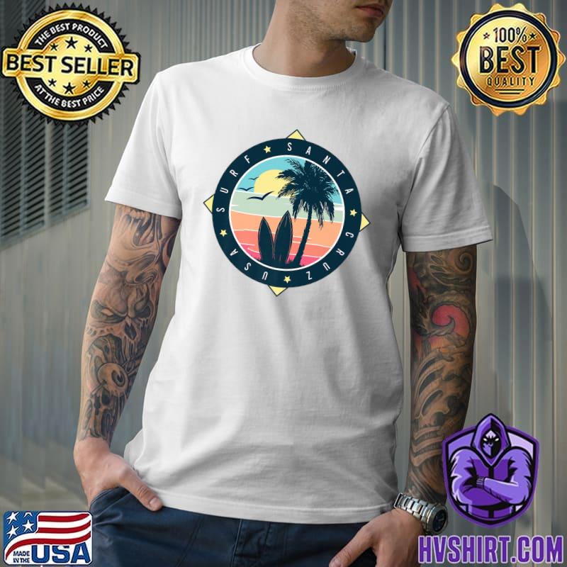 Surf Santa Cruz California Vintage T-Shirt, hoodie, sweater, long