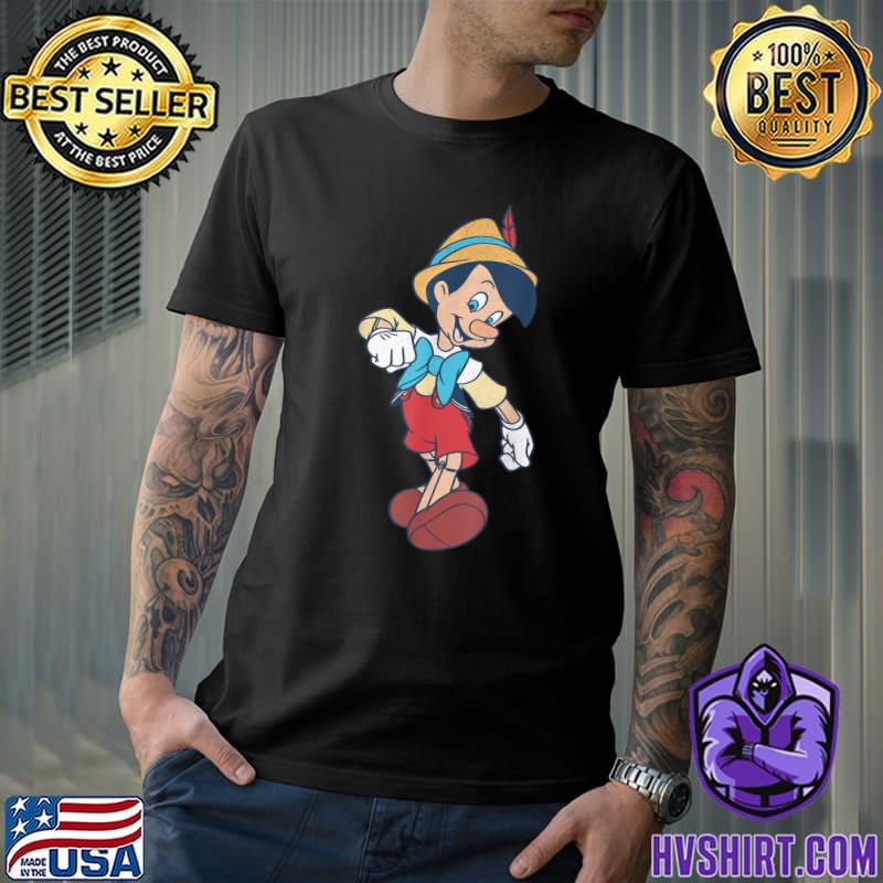 Disney Pinocchio Vintage Portrait cartoon T-Shirt
