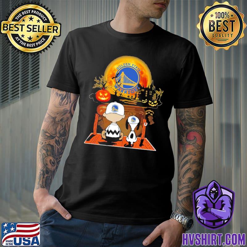 Halloween Golden State Warriors Snoopy Horror Movie Shirt