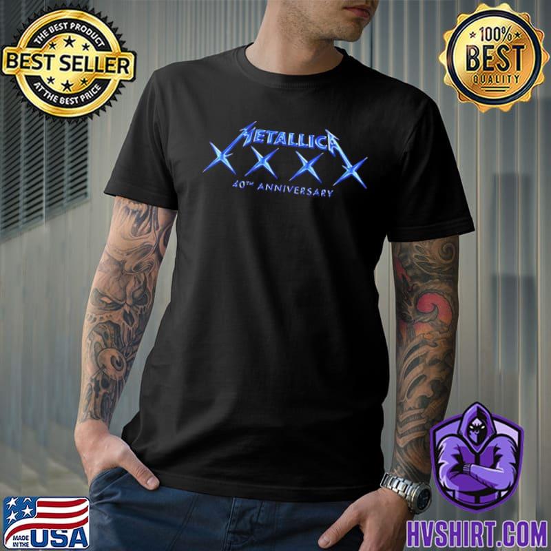 Metallica 40 XXXX 40th Anniversary Shirt