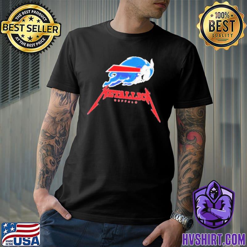 Skull metallica Buffalo Bills logo 2022 shirt, hoodie, sweater, long sleeve  and tank top