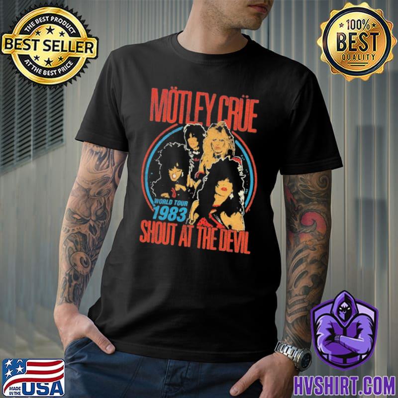 Motley Crue World Tour 1983 Shout At the Devil Shirt