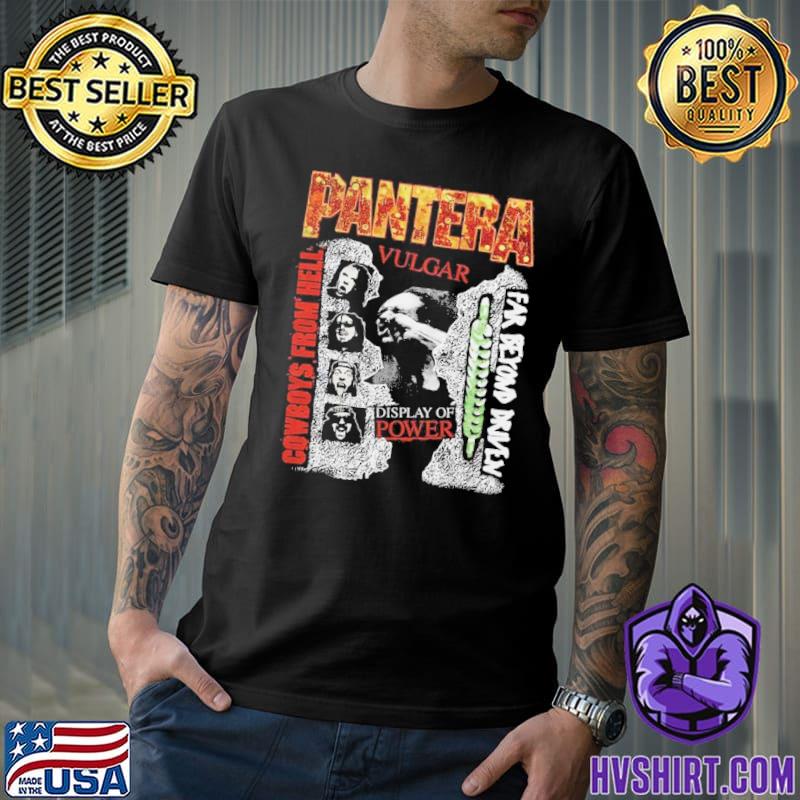 Pantera Vulgar Display Of Power 3 Albums Shirt