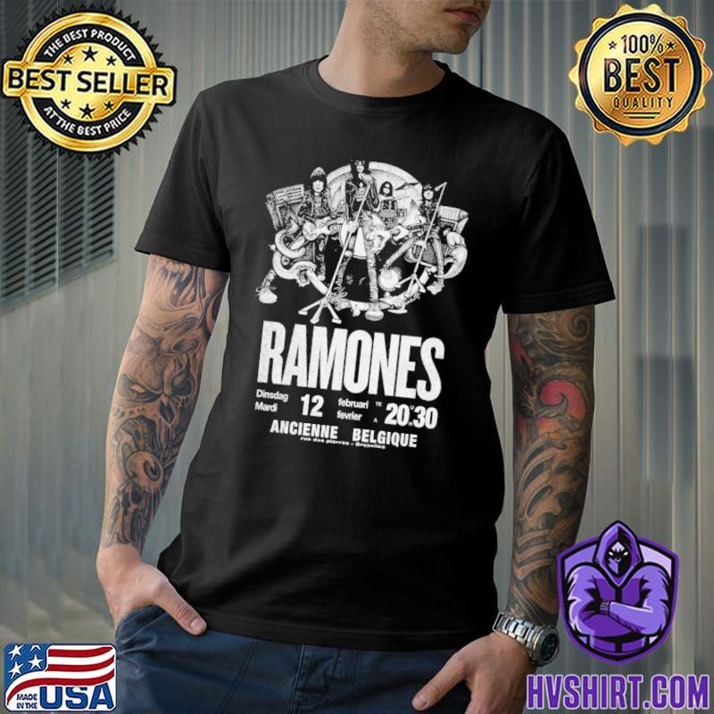 Ramones Ancienne Belgique Mardi Dinsdag Shirt
