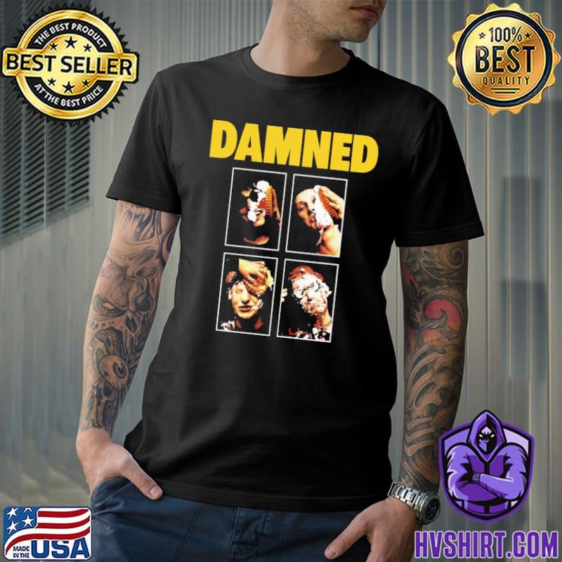 Rock band the damned design shirt