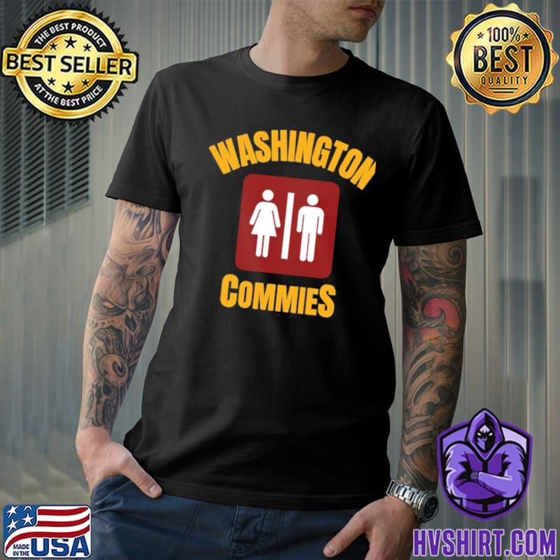 Washington commies wc funny American Football nickname wc illustrationc classic shirt