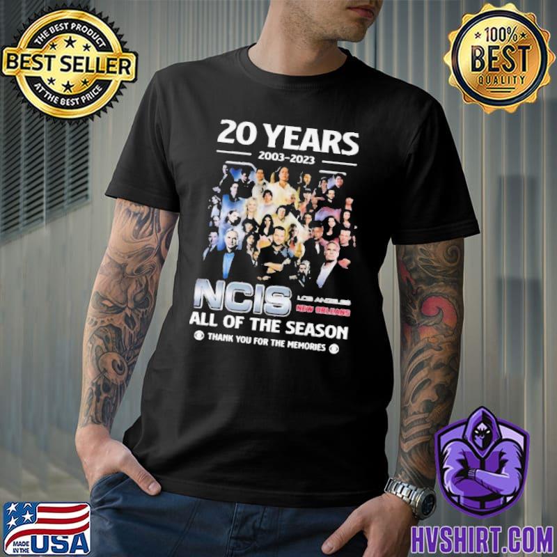 20 years ncis all of the season thank for memories shirt