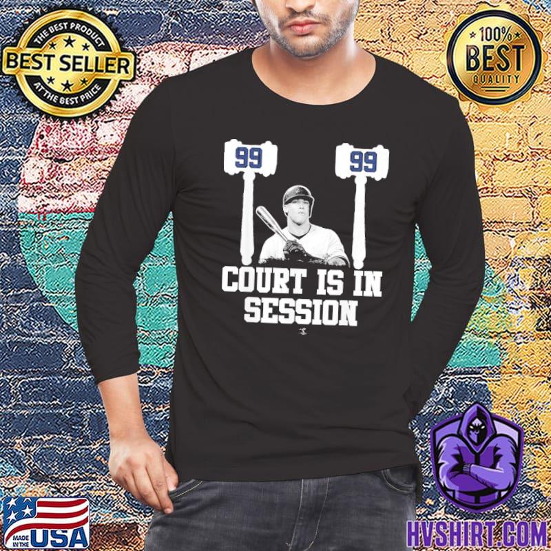 Aaron Judge 99 Court Is In Session Trending Baseball Shirt, Gifts