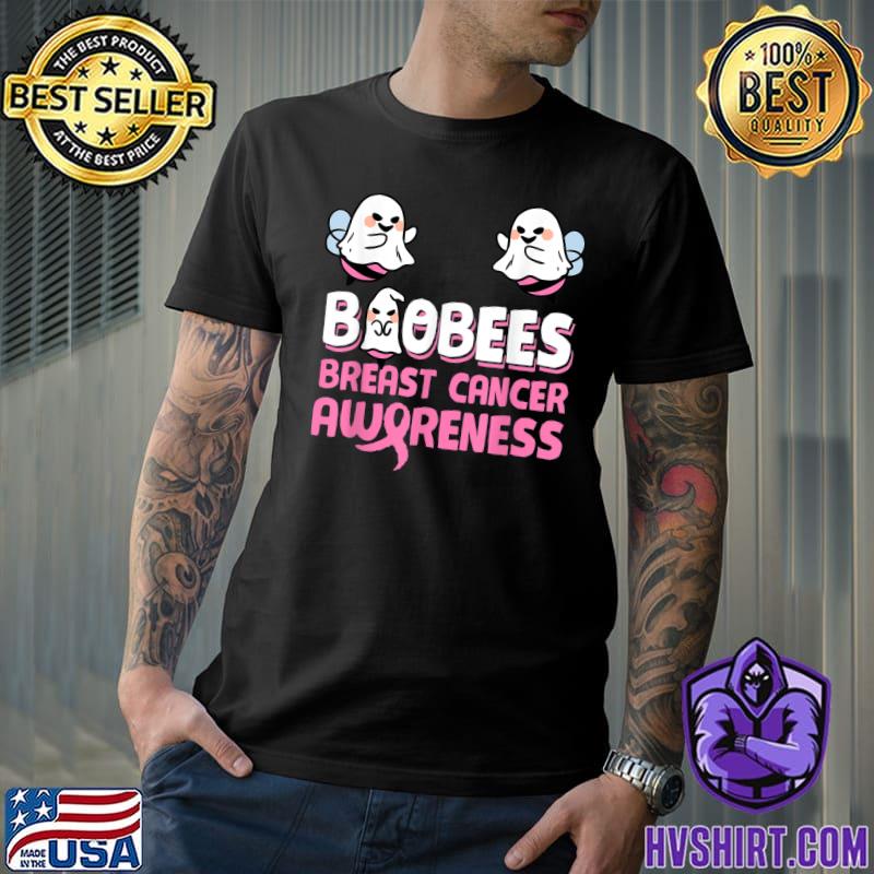 Boo Bees Breast Cancer Halloween Save The Boobees T-Shirt
