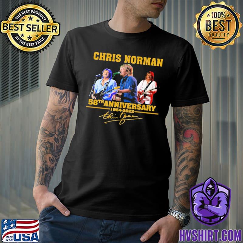 Chris norman 58th anniversary signature shirt