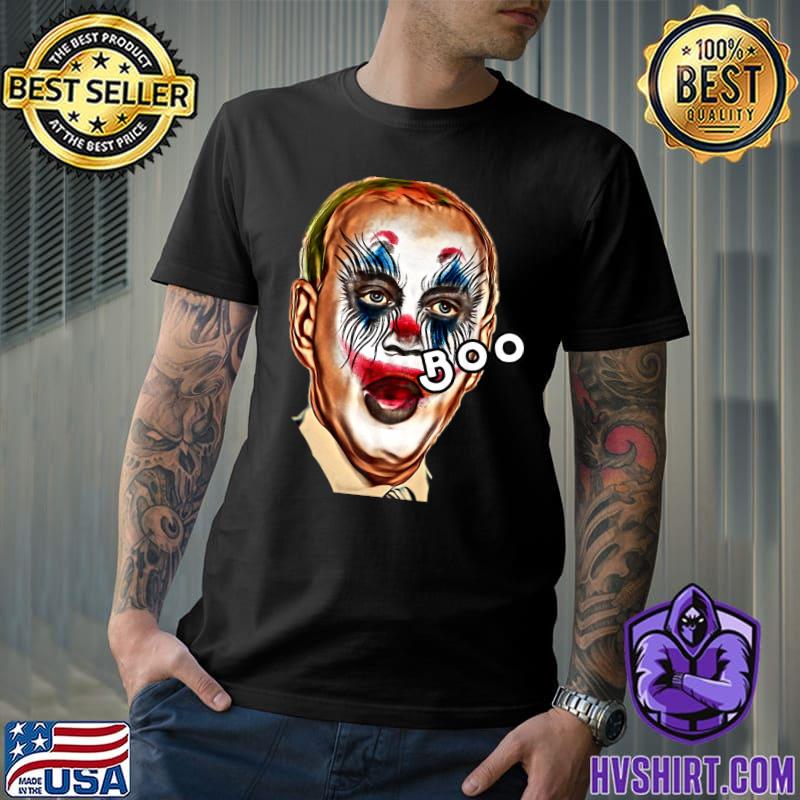 Joe Biden Boo Clown Halloween Costume For Political Adults Scary T-Shirt