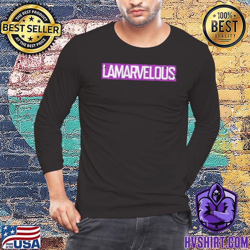 Lamar Jackson Lamarvelous 2022 T-shirt, hoodie, sweater, long