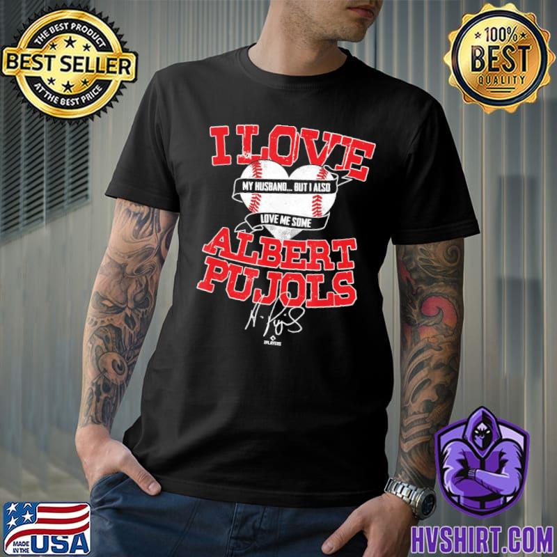 Albert pujols I love albert pujols with heart shirt, hoodie