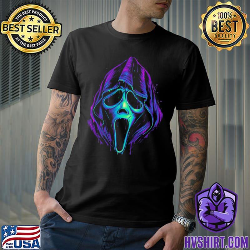 Glowing ghost ghostface shirt