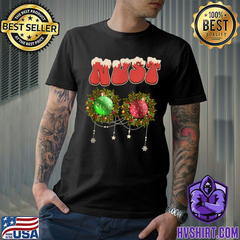 Chest Nuts Christmas Couples Christmas Chestnuts Lights And Flowers T-Shirt