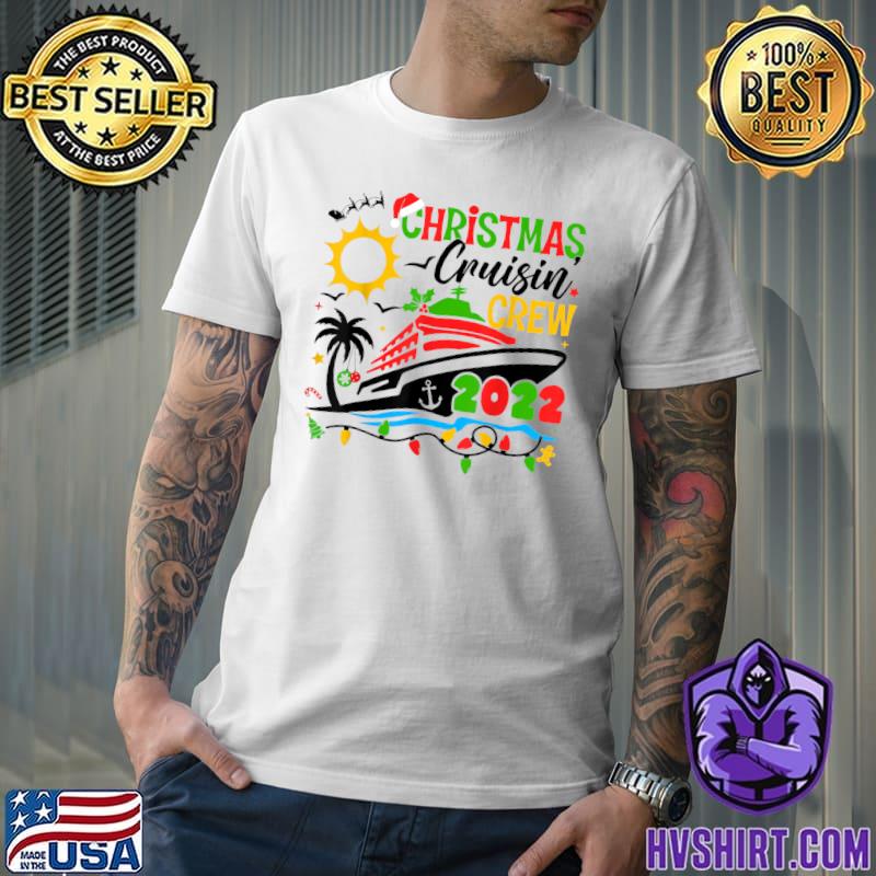 Christmas Cruise Ship Happy New Year Cruise Squad Merry Hat T-Shirt