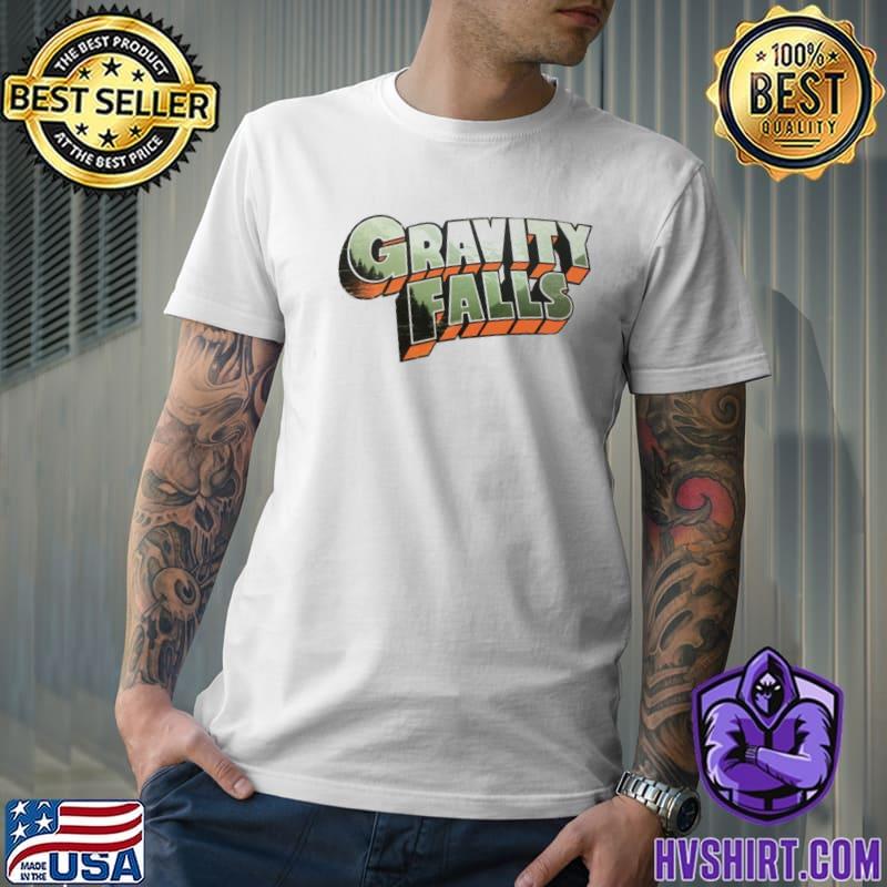 Gravity falls animation title shirt