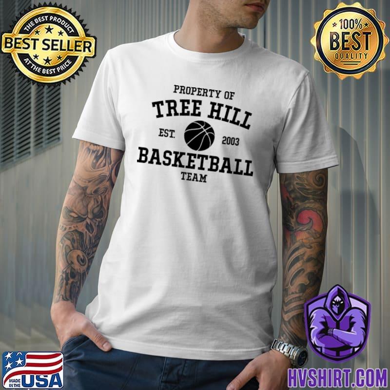 Property of tree hill basketball team one tree hill classic shirt