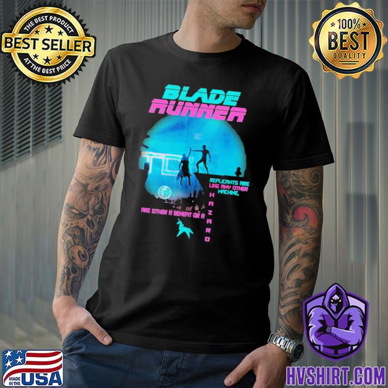 Retro blade runner 80s cult movie shirt