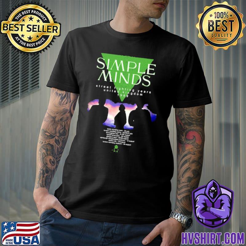 Street fighting years simple minds band shirt