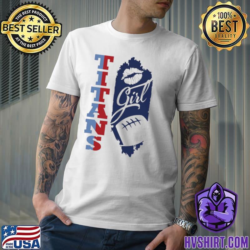 Titans Girl Lip Baseball Shirt