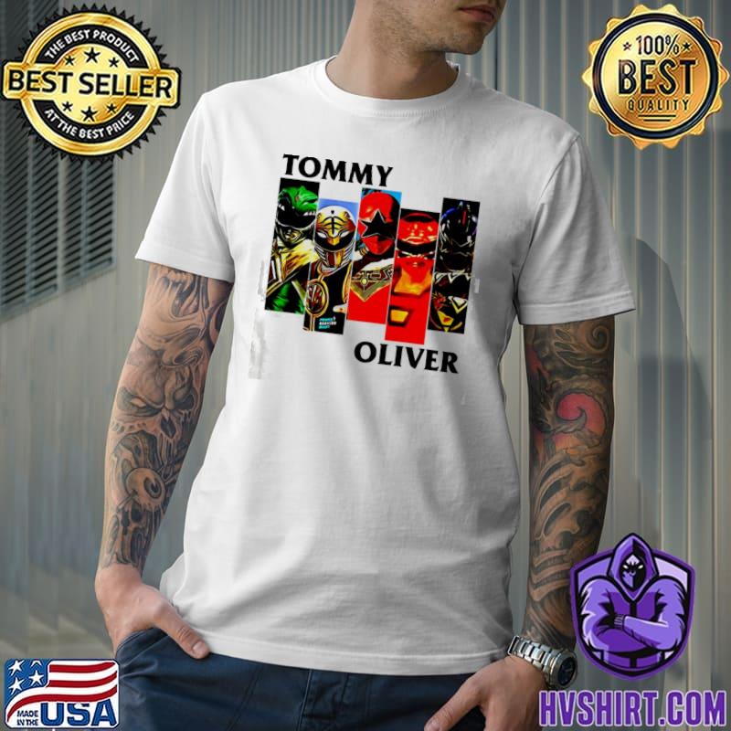 Vintage power rangers rip jdf tommy oliver classic shirt