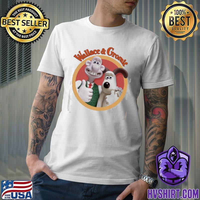 Wallace and gromit cute characters classic shirt